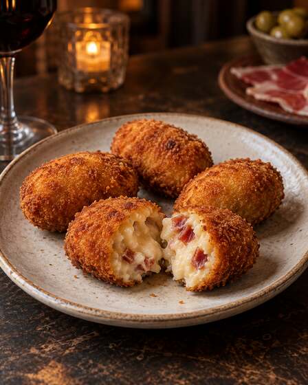 Ampliar croquetas de jamón ibérico
